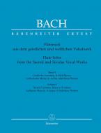 Solos de flûte des œuvres vocales sacrées et profanes, vol. 1 Standard