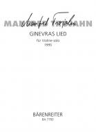 Ginevras Lied für Violine solo 