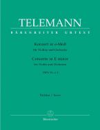 Concerto en mi mineur TWV 51:e3 