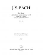 Un cœur qui sait que son Jésus est vivant BWV 134 