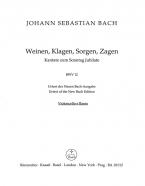 Les pleurs et les lamentations, les tourments et le découragement BWV 12 