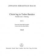 Christ gisait dans les liens de la mort BWV 4 