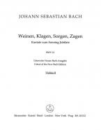 Les pleurs et les lamentations, les tourments et le découragement BWV 12 