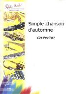 Simple chanson d'automne 