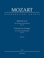 Concerto No. 5 en la majeur KV 219 