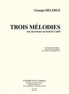 3 Melodies sur des Poemes de Paul Eluard 