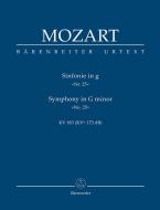 Symphonie No. 25 en sol mineur KV 183 