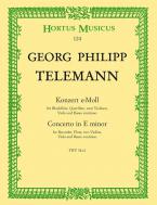Concerto en mi mineur TWV 52:e1 
