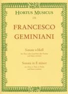 Sonate en mi mineur Standard