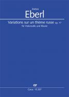 Variations sur un thème russe für Violoncello und Klavier 