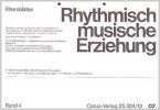 Education rythmique et musicale (Tome 4 pour le professeur) 