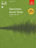 Specimen Aural Tests, Grades 4 & 5 with 2 CDs 