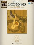 Easy Jazz Play-Along Vol. 1: First Jazz Songs 