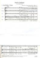 Sechs Gesänge op. 57 Standard
