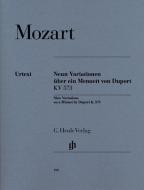 9 Variations sur un menuet de Duport KV 573 