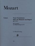 9 Variations sur un menuet de Duport KV 573 