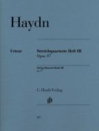 Quatuors à cordes troisième cahier op. 17 Vol. 3 