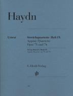 Quatuors à cordes Cahier (Quatuors Appony) op. 71 u. 74 Vol. 9 