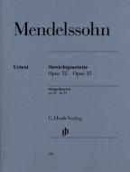 Quatuors à cordes op. 12 und 13 