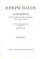 Concertini pour piano (clavecin) avec deux violons et violoncelle 