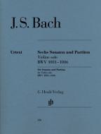 Sonates et Partitas pour violon solo BWV 1001-1006 