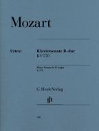 Sonate pour piano si bémol majeur KV 570 