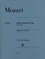 Sonate pour piano si bémol majeur KV 570 