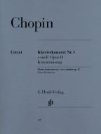 Concerto pour piano et orchestre no 1 en mi mineur op. 11 