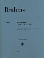 Variations op. 21/1&2 