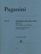 60 Variations sur Barucabà pour violon et guitare op. 14 