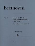 Sonate en fa majeur pour piano et cor (ou violoncelle) op. 17 