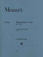 Sonate pour piano sol majeur KV 283 (189h) 