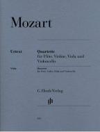 Quatuor avec flûte pour flûte, violon, alto et violoncelle 