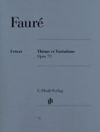 Thème et Variations op. 73 for Piano 
