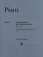 12 Caprices pour violoncelle solo op. 25 