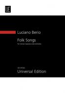 Folk Songs für Mezzosopran und Orchester 