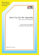 Don't Cry For Me Argentina (Wein' nicht um mich Argentinien) 