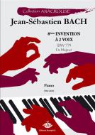 8ème Invention A 2 Voix Fa Majeur BWV 779 