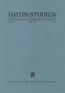 Haydn Studies Vol. 2 No. 1 