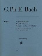 Gamba Sonatas Wq 88, 136, 137 