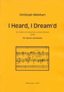 I Heard, I Dream'd 