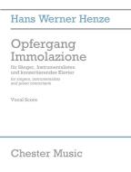 Opfergang Immolazione (Vocal Score) 