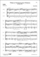 Thême & Variations for 3 Guitars 