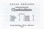 Alpenländisches Chorbüchlein 