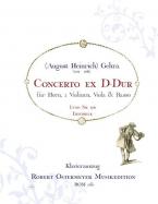 Concerto ex D-Dur für Horn, 2 Violinen, Viola & Basso (Lund Nr. 17B) 