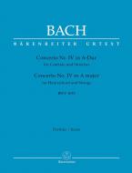 Concerto No. 4 en la majeur BWV 1055 