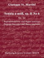 Sonate en la mineur op. 2 n° 6 