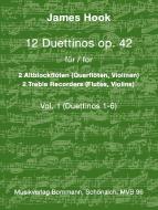 12 Duettinos op. 42 Vol. 1 : Duettinos 1-6 