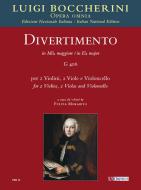 Divertimento in E flat major G406 