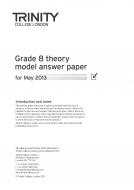 Theory Model Answer Paper Grade 8 2013 